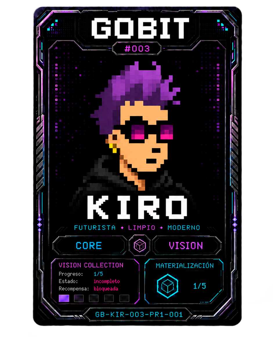 Tarjeta oficial del personaje Gobit Kiro
