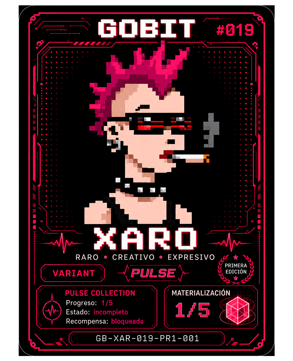 Tarjeta oficial del personaje Gobit Xaro