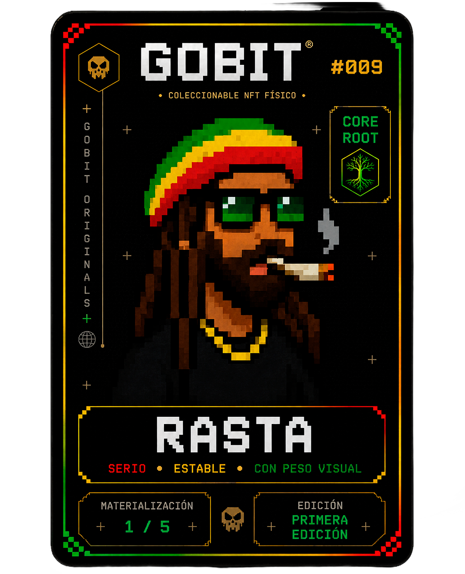 Tarjeta oficial del personaje Gobit Rasta